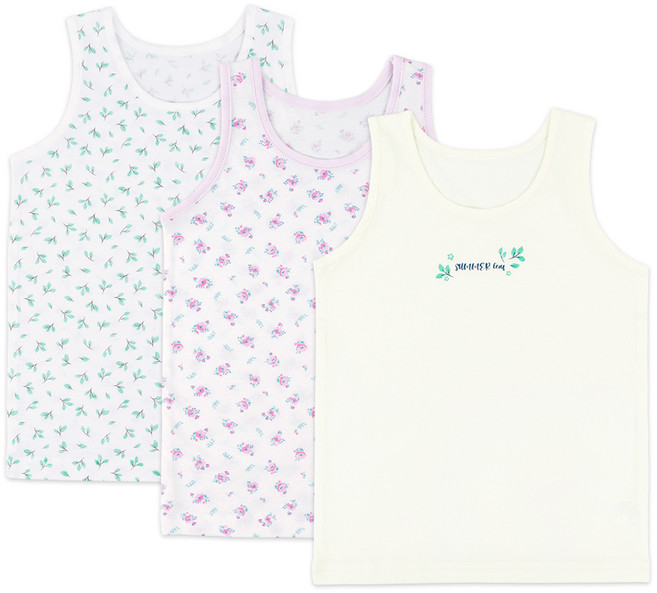 메이키즈 여아용 썸머리프 런닝 3종 세트