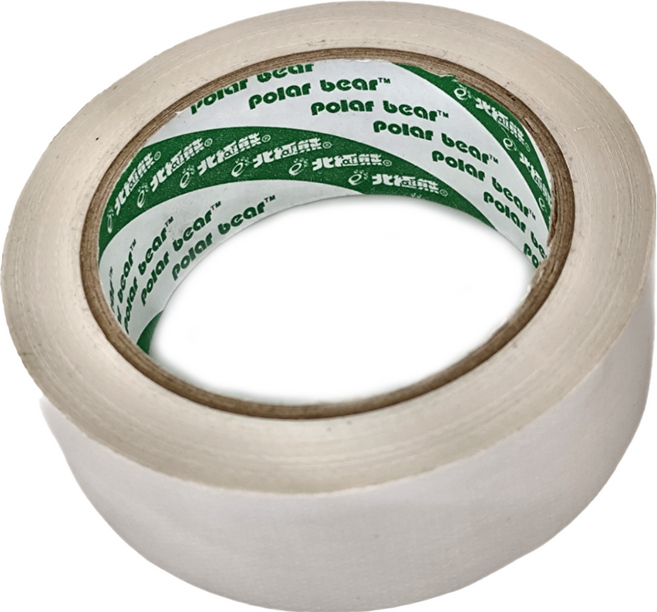 polar bear 北極熊 布膠帶 15y 36mm 白色, 1個