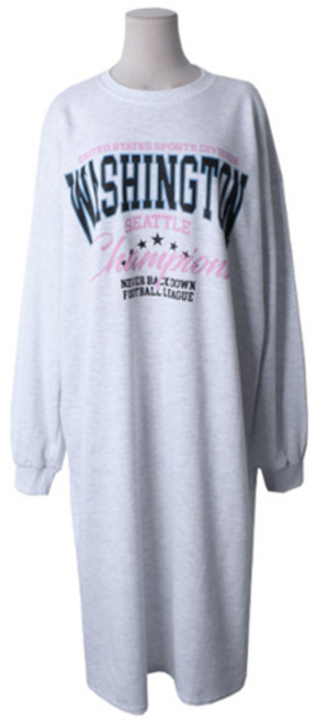 슈가펀 데이미 워싱턴 루즈핏 롱원피스