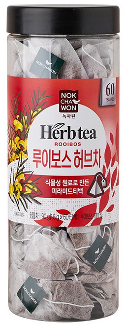 녹차원 루이보스 허브차, 1.5g, 60개입, 1개