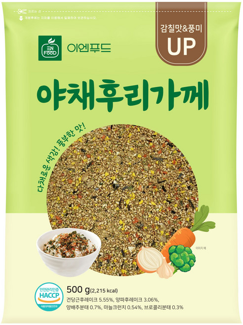 이엔푸드 야채 후리가께, 500g, 1개