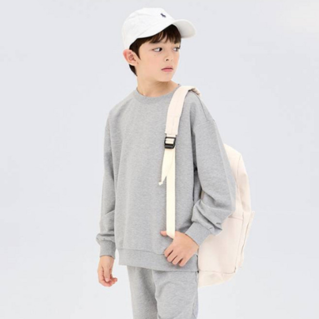 유니프랜드 아동용 베이직 미니쭈리 맨투맨