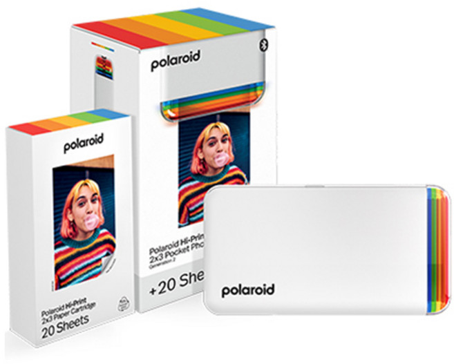 폴라로이드 하이프린트 2 x 3 포켓 포토 프린터 + 필름 세트, 1개