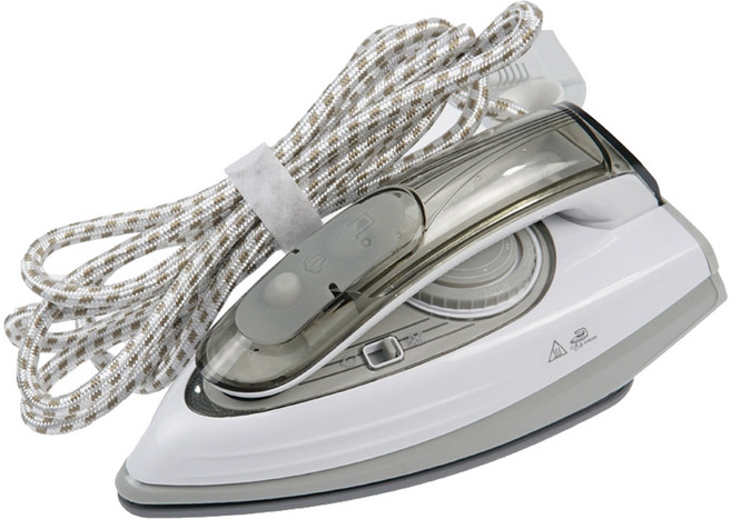 컴스 마트 여행용 미니 접이식 손잡이 스팀다리미, RC030, 화이트