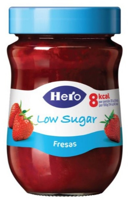 Hero 저당 딸기잼, 1개, 280g