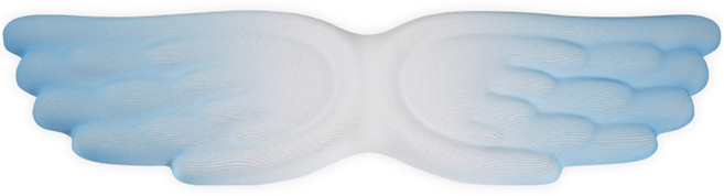 큐센 엔젤윙 팜레스트, 1개, 그라데이션 블루