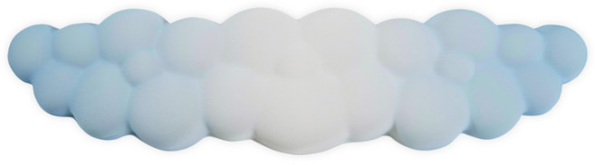 큐센 구름 팜레스트, 그라데이션 블루, 1개