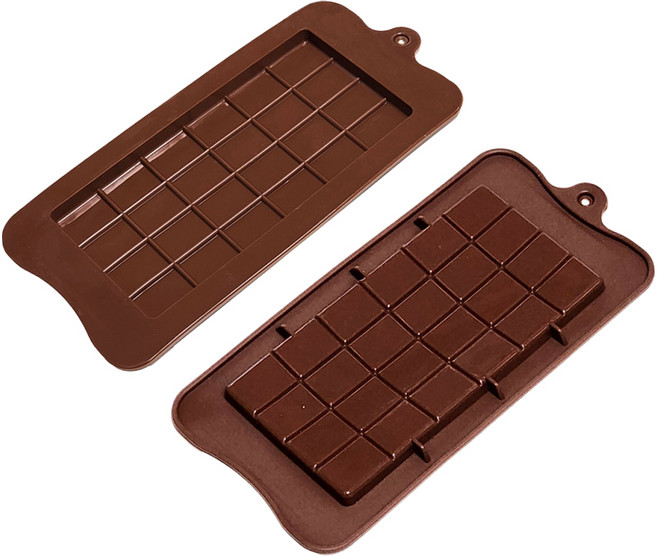 베스톰 가나판 초콜릿 몰드 24구 소, 브라운, 2개