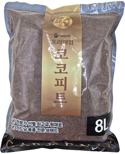 가든잇 프리미엄 중포장 흙 코코피트, 1개, 8L