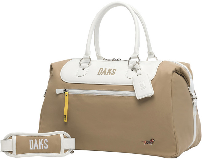 닥스골프 2025년 여성 경량 보스턴 골프백 DKBB-031L, 베이지