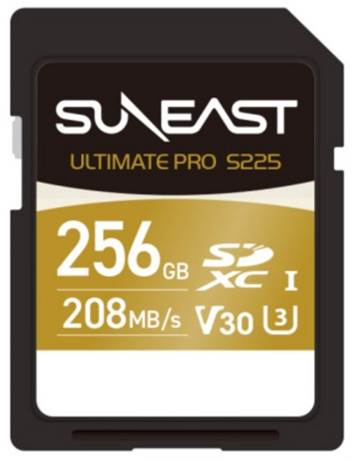 선이스트 V30 UHS-I 208MB/s 1387 배속 얼티메이트 프로 SD 메모리카드, 256GB, 1개