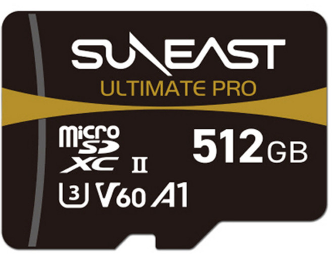 선이스트 얼티메이트 프로 V60 1867 배속 드론 마이크로SD SE-MS2512G26G1F, 1개, 512GB