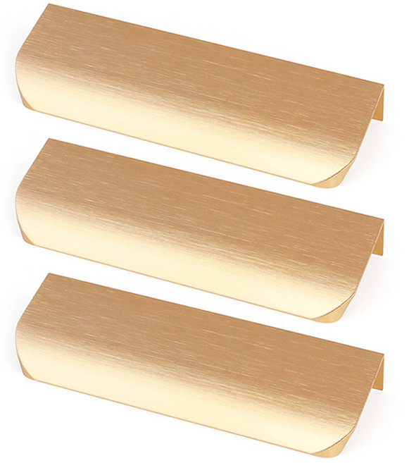 빌스브로 가구손잡이 120mm, 골드, 3개