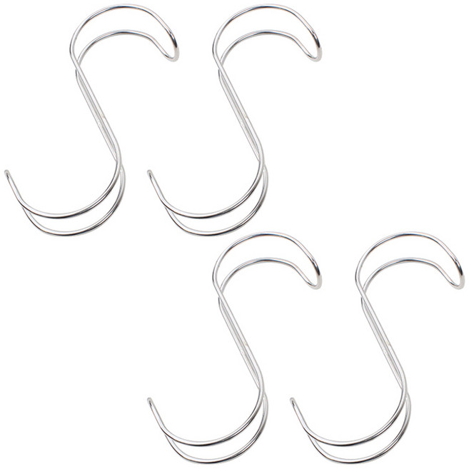 고급스텐 이중 S고리 대(11cm), 4개