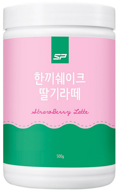 SP스포츠 성풍양행 한끼 쉐이크 딸기라떼맛, 500g, 1개