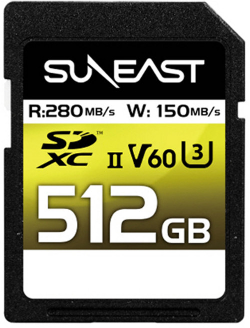 선이스트 얼티메이트 프로 V60 UHS-2 1867 배속 SD카드 SE-SDU2512GB280, 512GB, 1개