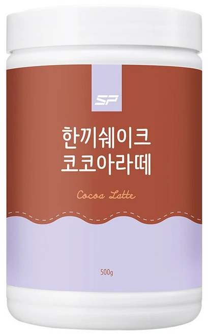 SP스포츠 성풍양행 한끼 쉐이크 코코아라떼맛, 500g, 1개 - 쿠팡