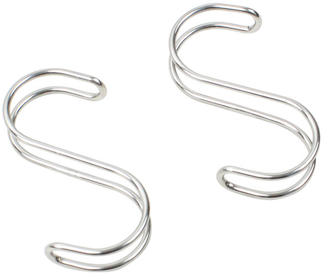 코텍스 고급스텐 이중 S고리 소 5.5cm, 2개