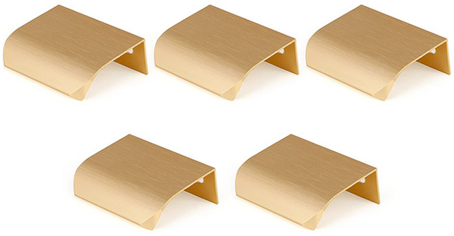 빌스브로 가구손잡이 50mm, 골드, 5개