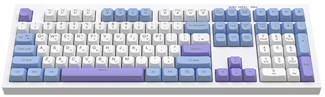 COX CMK108 3TONE 유선 키보드, White plate With 3color, 멤브레인