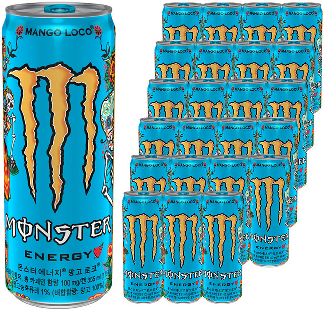 몬스터에너지 망고 로코, 355ml, 24개