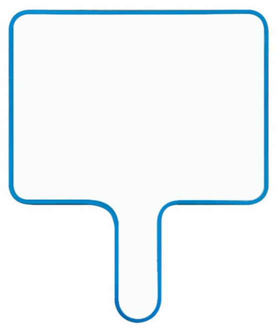 온업 손잡이 화이트보드 블루, 멜라닌