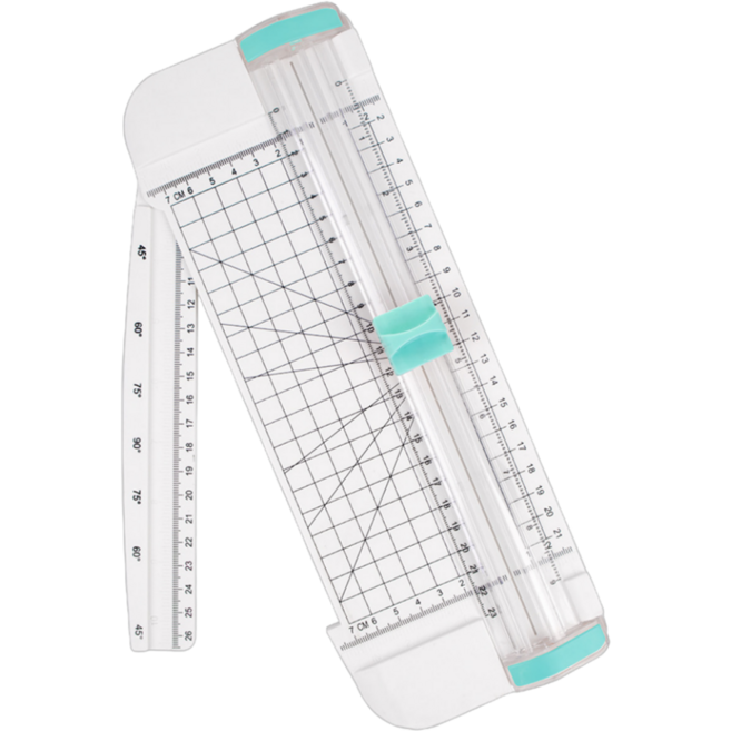 모디안 오피스 손 보호형 트리머 종이 재단기, 민트, A4