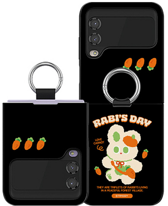 트라이코지 라비코 프렌즈 카드 도어 범퍼 휴대폰 케이스