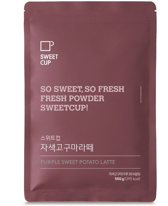 스위트컵 자색고구마라떼 파우더, 500g, 1개입, 1개