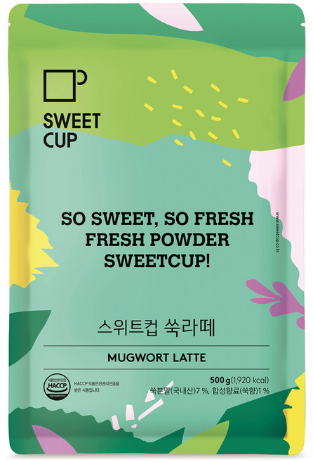 스위트컵 쑥라떼 파우더, 1개, 500g, 1개입