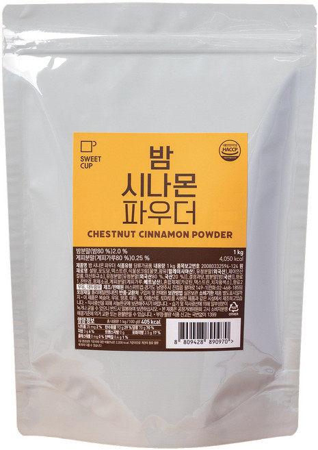 스위트컵 밤 시나몬 파우더, 1kg, 1개, 1개입