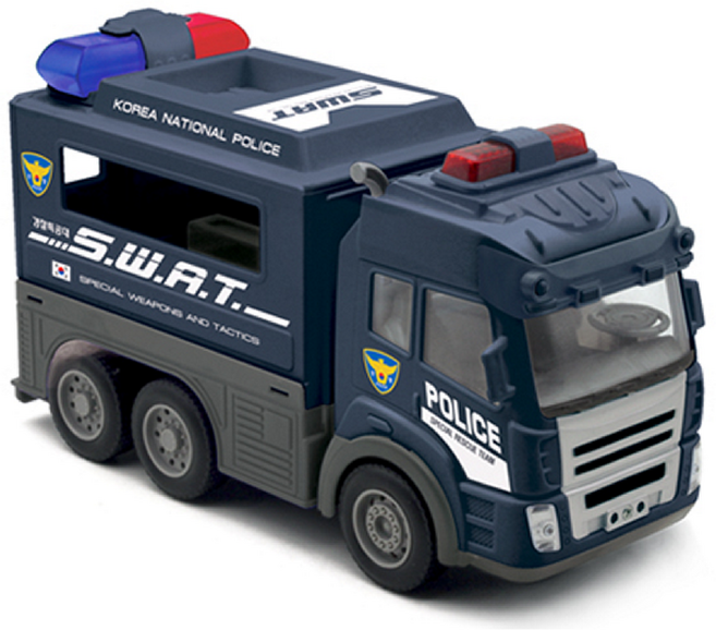 반디 S.W.A.T 무선 조종 경찰 특공대 트럭 RC카, SWAT 경찰특공대 RC, 1개