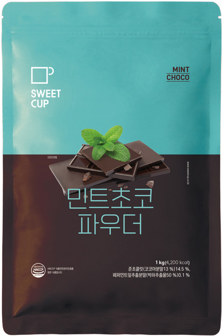 스위트컵 민트초코 파우더, 1kg, 1개입, 1개