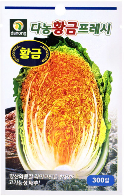 다농 황금 프레시 배추 씨앗 300립, 1개