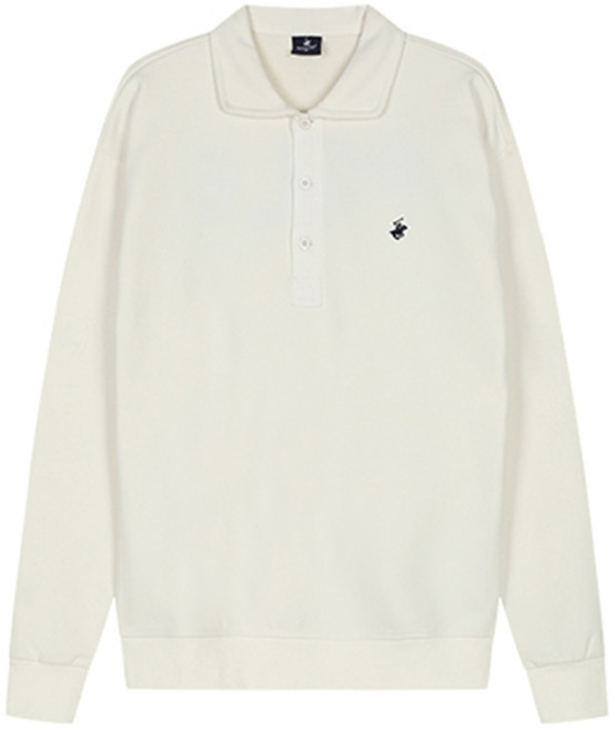 비버리힐스폴로클럽 남성용 자수로고 카라 맨투맨