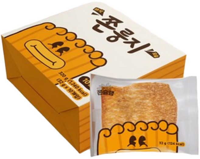 쫀슐랭 바삭꼬숩 쫀룽지 간식, 1개, 320g