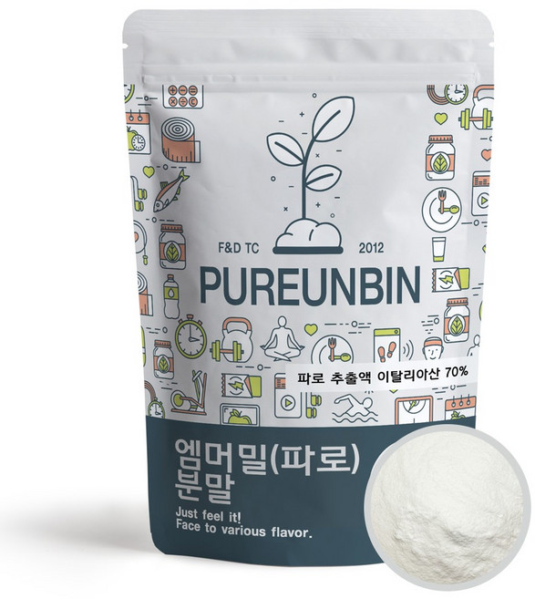 푸른빈 파로 엠머밀 분말 가루, 1개, 300g