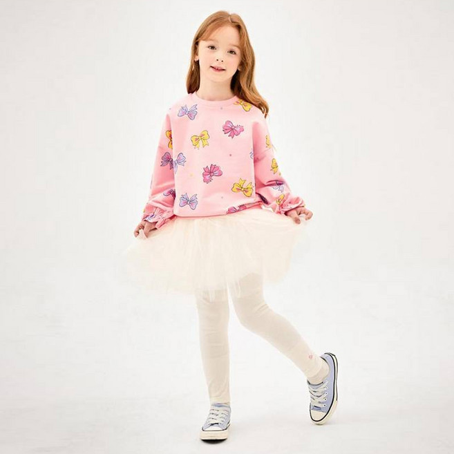 젤리스푼 여아용 큐티리본 블링 샤스커트 상하복 세트