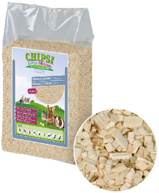 칩시 소동물 아스펜 칩베딩 오리지널 프리미엄 M, 1개, 2kg