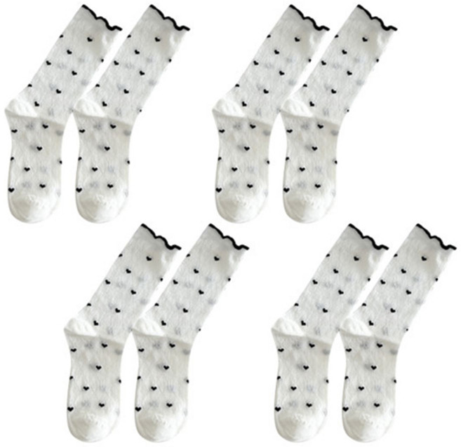 소니오 여성용 데이나잇 패션 양말 4켤레 세트