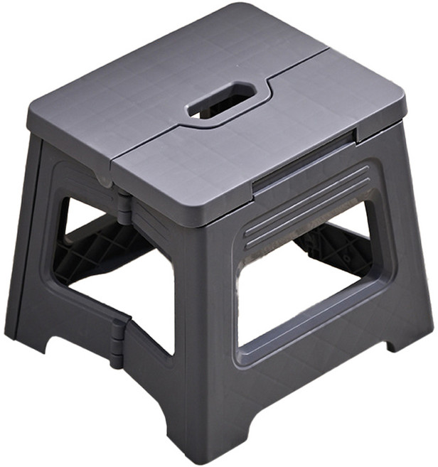 몬드스팟 다목적 접이식 화장실 주방 캠핑 목욕 의자 YY57707, 그레이