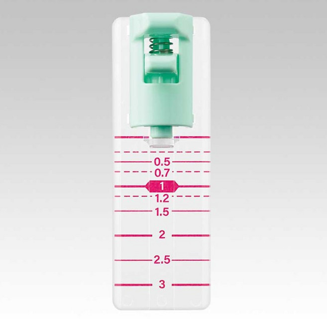 Clover 시접 커터 가이드 패턴지용 25-323, 혼합색상, 1개