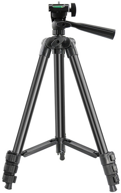 포근상점 카메라 휴대폰 프로젝터 거치대 삼각대 블랙, 1개, YA501GJ160361