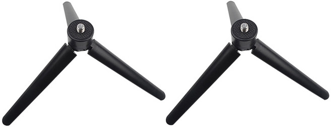 포근상점 낮은 빔프로젝터 미니 삼각대 블랙, 2개, YA501GJ160322