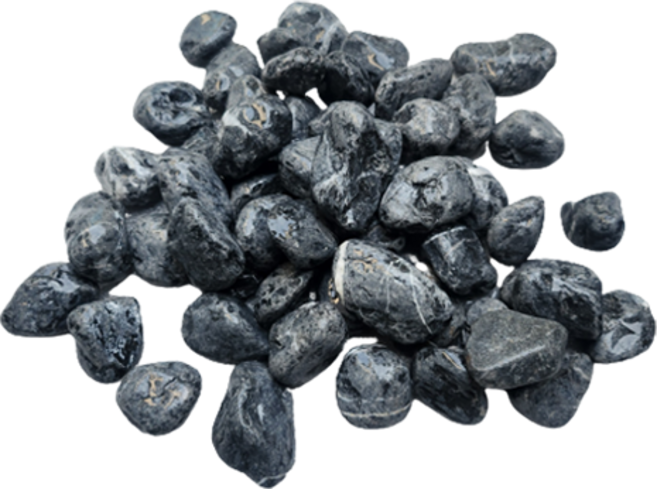 WITH블럭 동글동글 해미석 흑자갈 20~30mm, 1개, 2kg
