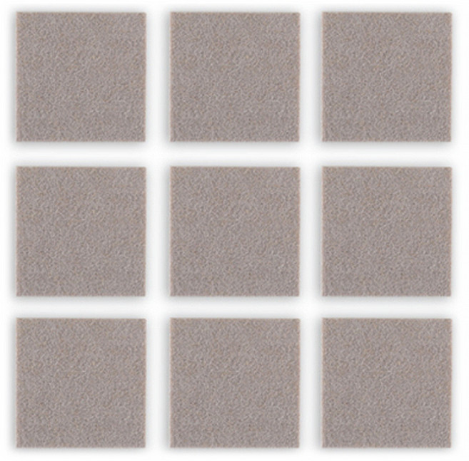 올하이 테이블 가구 의자 미끄럼 소음 방지 펠트 의자발 패드 정사각형 9p, 8개