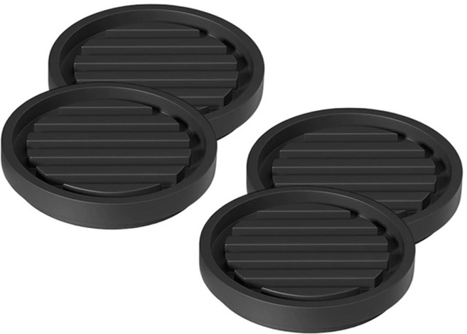 올하이 가구 쇼파 가전제품 바닥보호 미끄럼방지 밀림방지 고무패드 원형, 4개