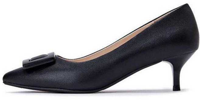 에스콰이아 여성용 스퀘어장식 펌프스 YXDFHP93