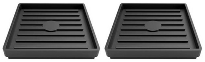 올하이 가구 쇼파 가전제품 바닥보호 미끄럼방지 밀림방지 고무패드 정사각형, 2개