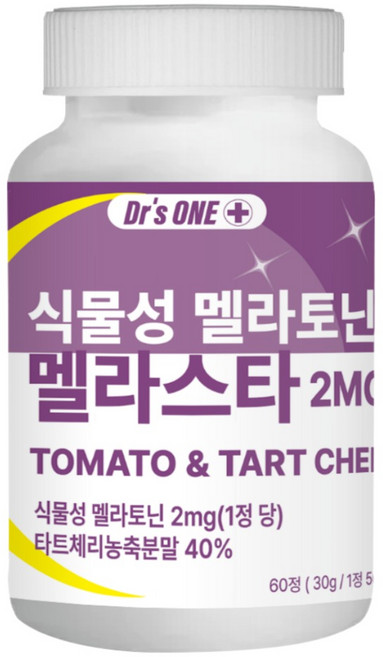 닥터스원 식물성 멜라토닌 멜라스타 30g, 60정, 1개